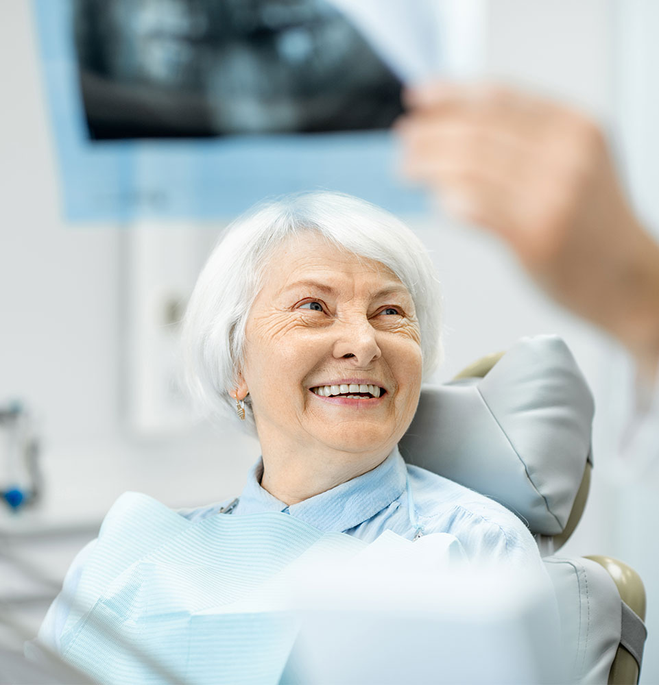 dental implants patient smiling